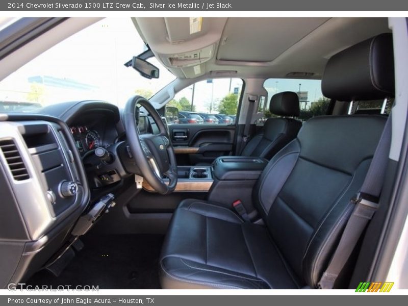 Silver Ice Metallic / Jet Black 2014 Chevrolet Silverado 1500 LTZ Crew Cab