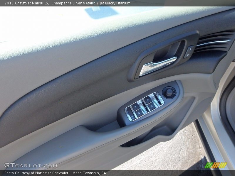 Champagne Silver Metallic / Jet Black/Titanium 2013 Chevrolet Malibu LS