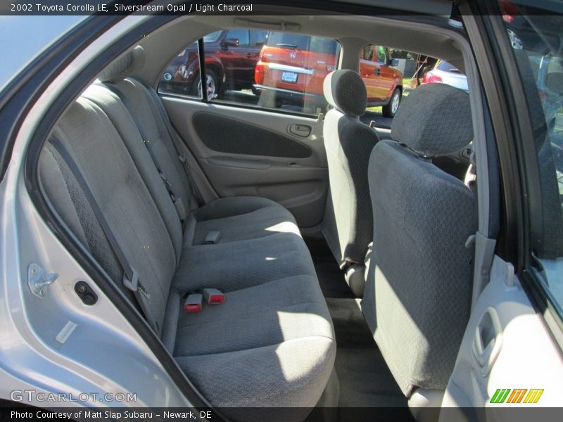 Silverstream Opal / Light Charcoal 2002 Toyota Corolla LE