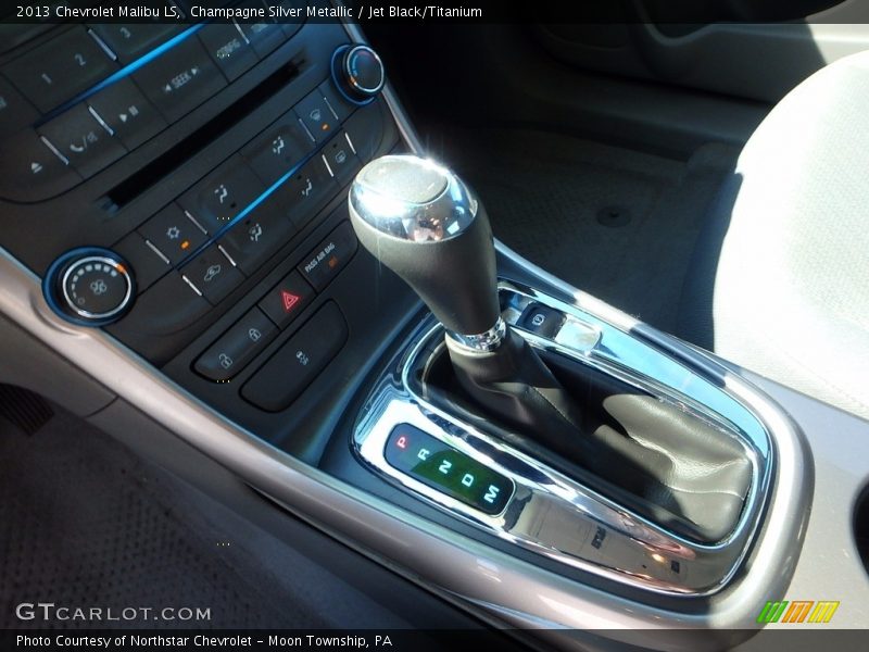 Champagne Silver Metallic / Jet Black/Titanium 2013 Chevrolet Malibu LS