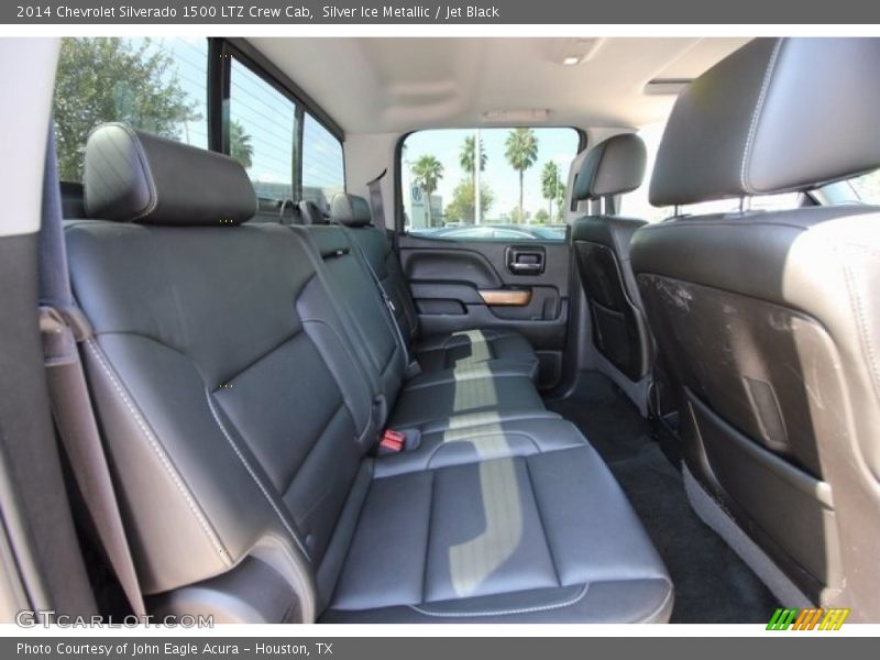 Silver Ice Metallic / Jet Black 2014 Chevrolet Silverado 1500 LTZ Crew Cab