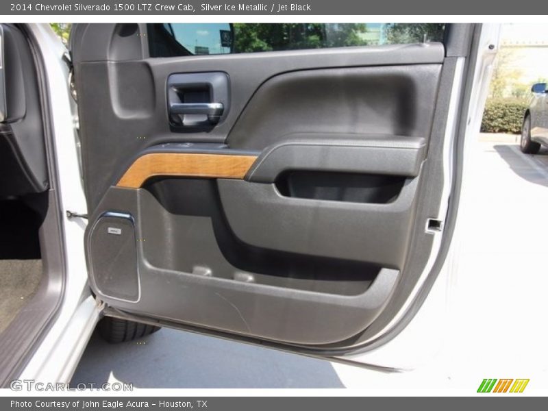 Silver Ice Metallic / Jet Black 2014 Chevrolet Silverado 1500 LTZ Crew Cab
