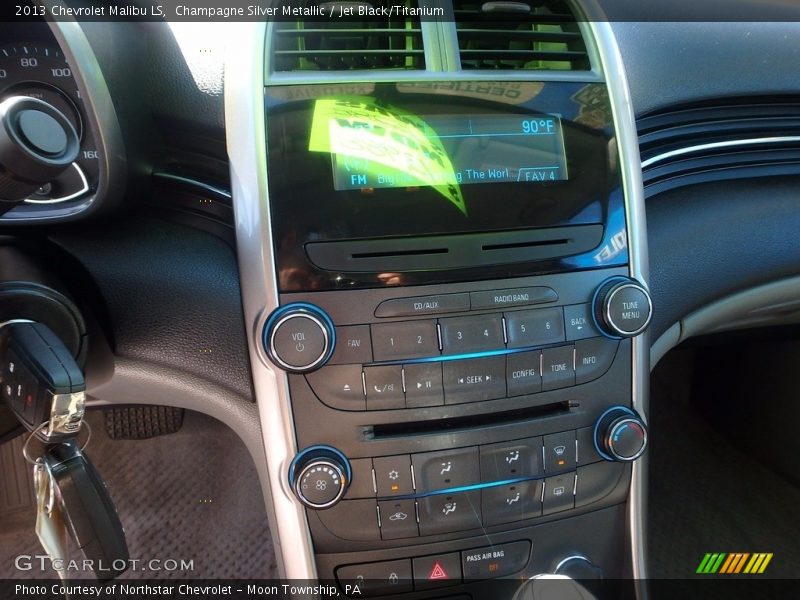 Champagne Silver Metallic / Jet Black/Titanium 2013 Chevrolet Malibu LS
