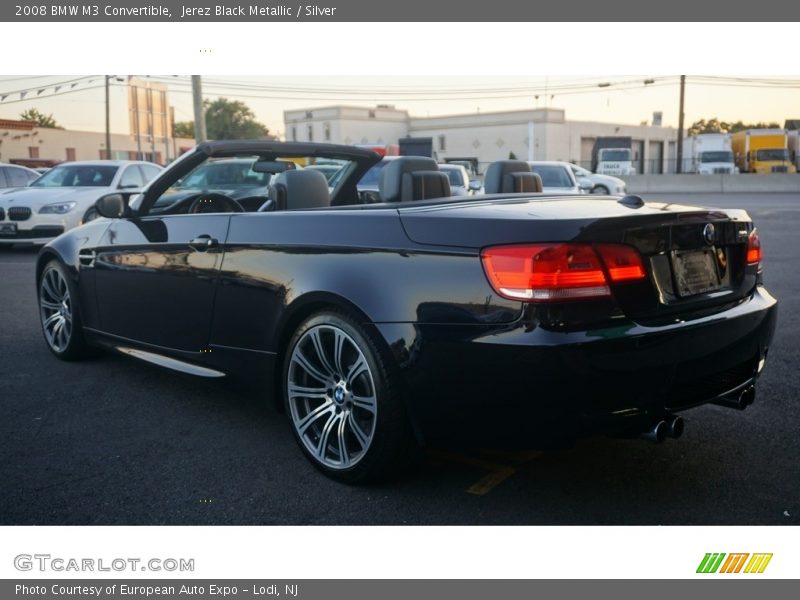 Jerez Black Metallic / Silver 2008 BMW M3 Convertible