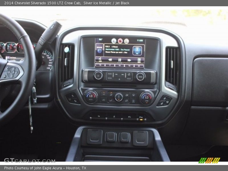 Silver Ice Metallic / Jet Black 2014 Chevrolet Silverado 1500 LTZ Crew Cab