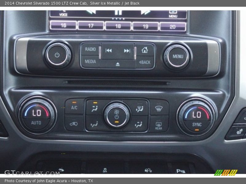 Silver Ice Metallic / Jet Black 2014 Chevrolet Silverado 1500 LTZ Crew Cab
