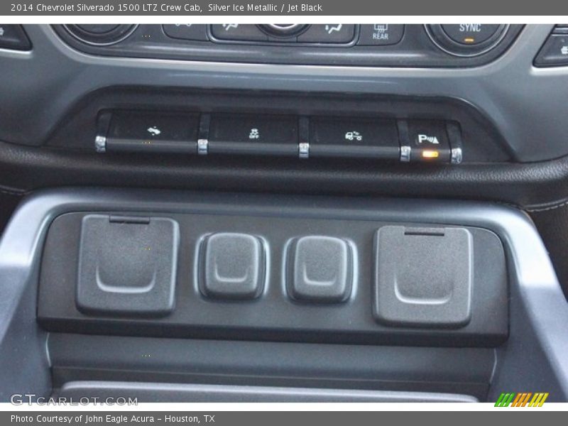 Silver Ice Metallic / Jet Black 2014 Chevrolet Silverado 1500 LTZ Crew Cab
