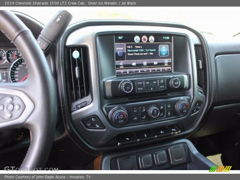 Silver Ice Metallic / Jet Black 2014 Chevrolet Silverado 1500 LTZ Crew Cab