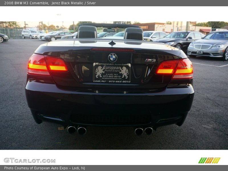 Jerez Black Metallic / Silver 2008 BMW M3 Convertible