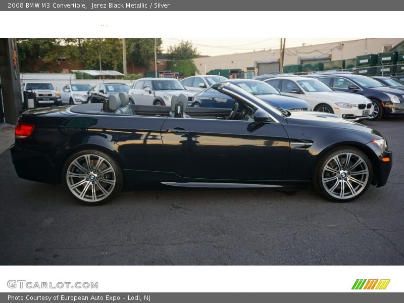 Jerez Black Metallic / Silver 2008 BMW M3 Convertible