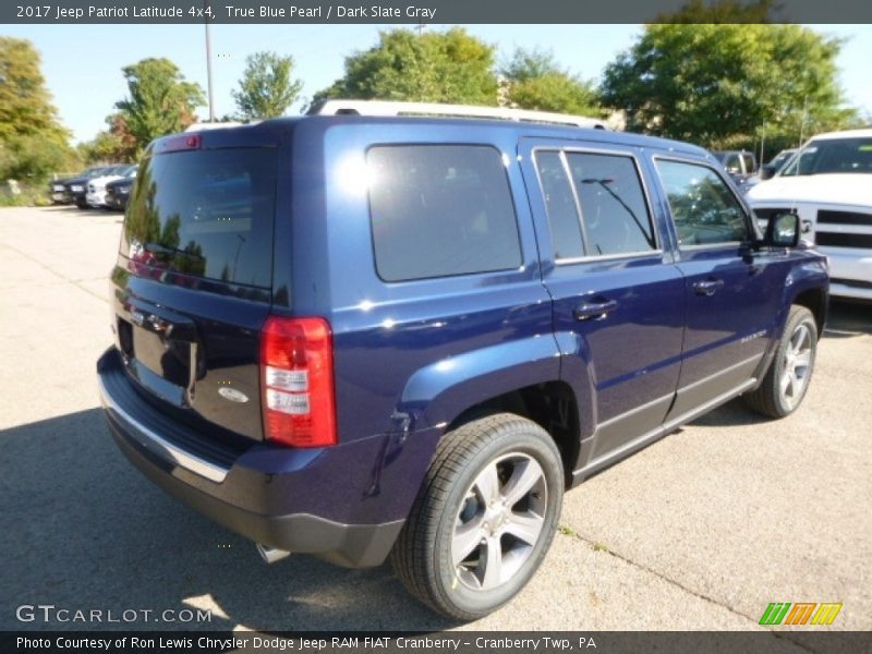 True Blue Pearl / Dark Slate Gray 2017 Jeep Patriot Latitude 4x4
