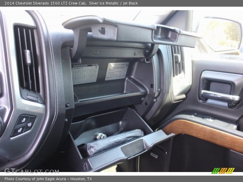 Silver Ice Metallic / Jet Black 2014 Chevrolet Silverado 1500 LTZ Crew Cab