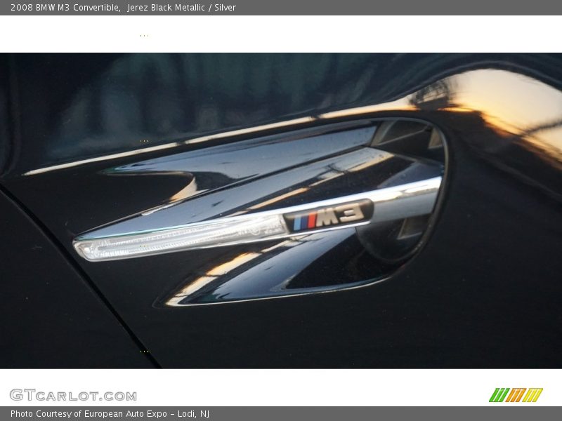 Jerez Black Metallic / Silver 2008 BMW M3 Convertible