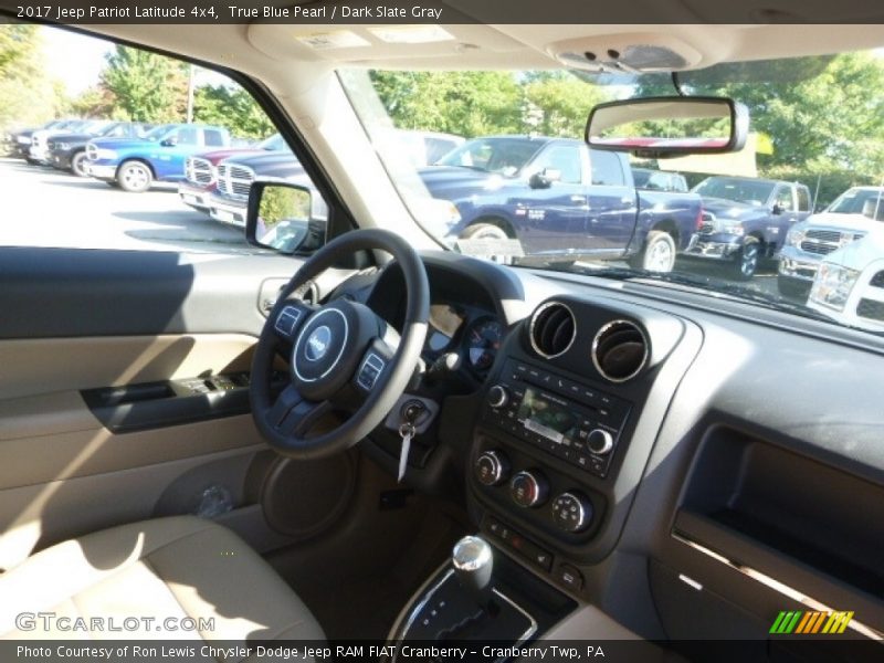 True Blue Pearl / Dark Slate Gray 2017 Jeep Patriot Latitude 4x4