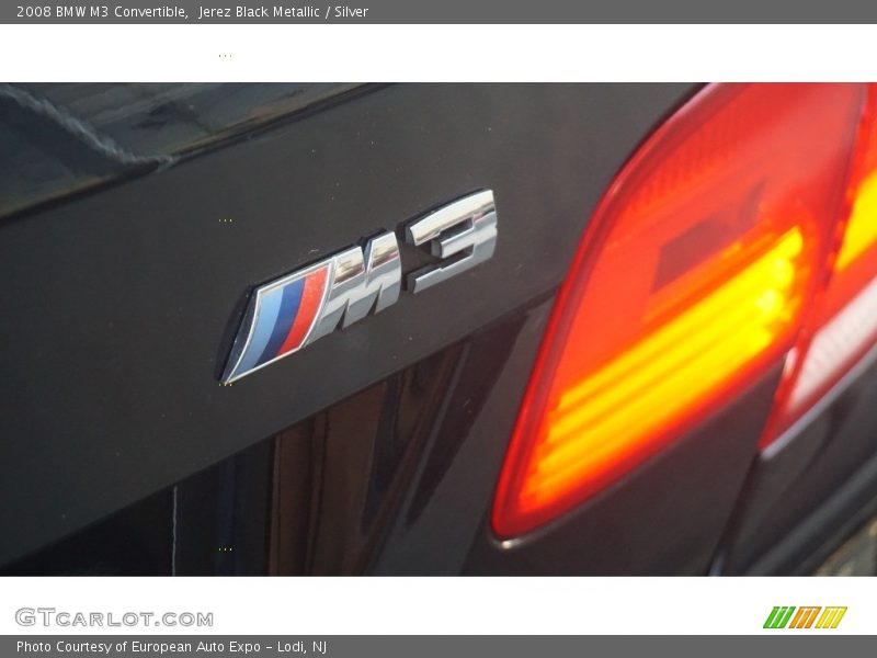 Jerez Black Metallic / Silver 2008 BMW M3 Convertible