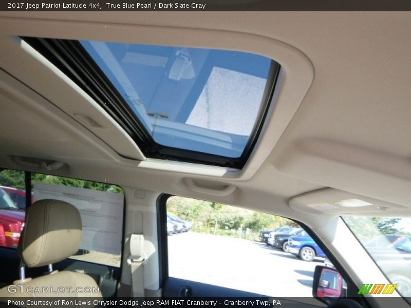 True Blue Pearl / Dark Slate Gray 2017 Jeep Patriot Latitude 4x4