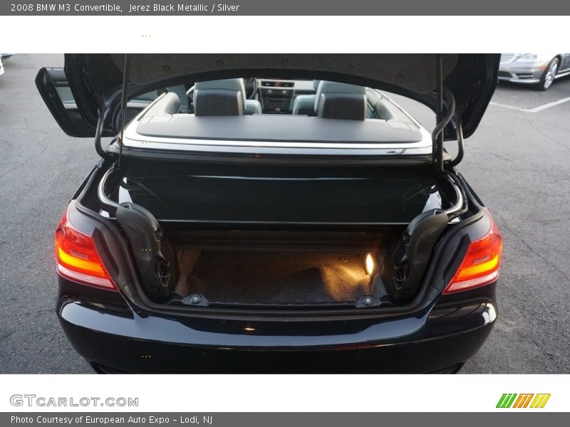 Jerez Black Metallic / Silver 2008 BMW M3 Convertible