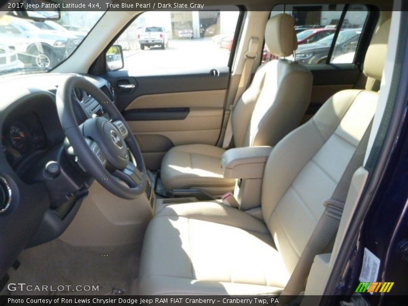 True Blue Pearl / Dark Slate Gray 2017 Jeep Patriot Latitude 4x4