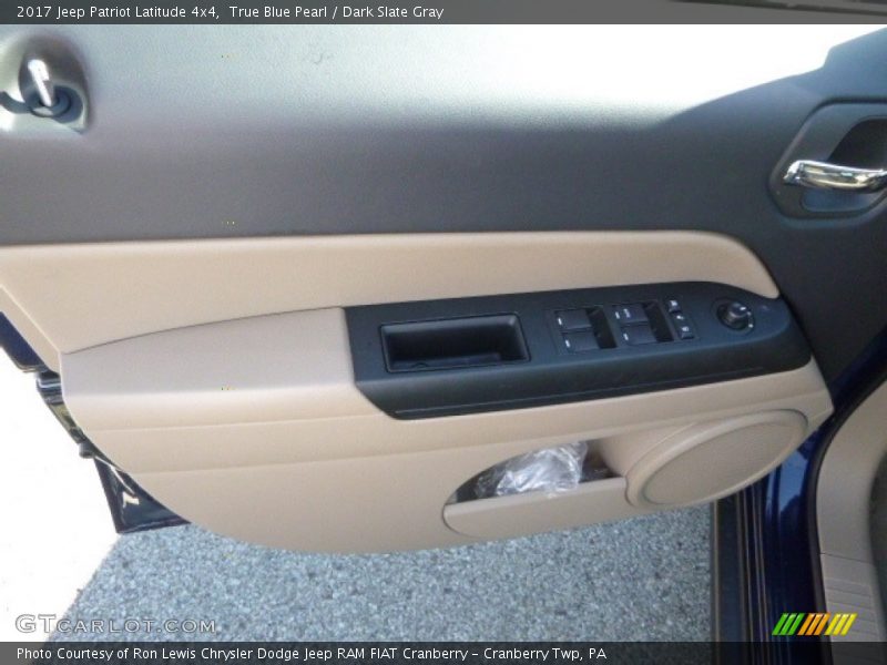 True Blue Pearl / Dark Slate Gray 2017 Jeep Patriot Latitude 4x4