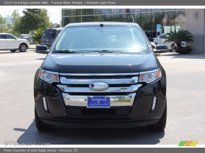 Tuxedo Black Metallic / Medium Light Stone 2013 Ford Edge Limited AWD