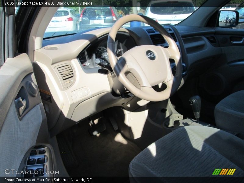 Black Cherry / Beige 2005 Kia Sportage EX 4WD