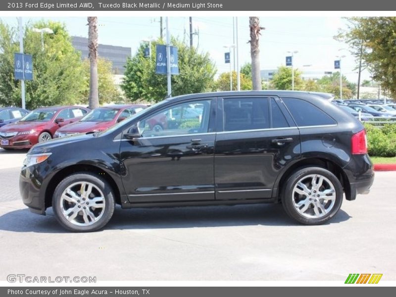 Tuxedo Black Metallic / Medium Light Stone 2013 Ford Edge Limited AWD