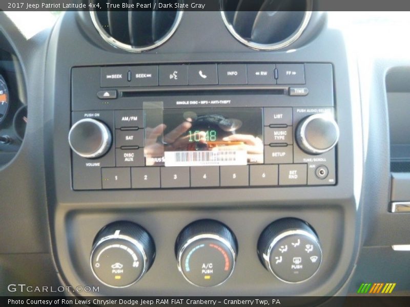 True Blue Pearl / Dark Slate Gray 2017 Jeep Patriot Latitude 4x4