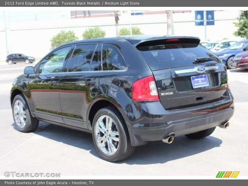 Tuxedo Black Metallic / Medium Light Stone 2013 Ford Edge Limited AWD