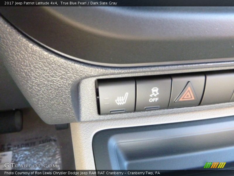 True Blue Pearl / Dark Slate Gray 2017 Jeep Patriot Latitude 4x4