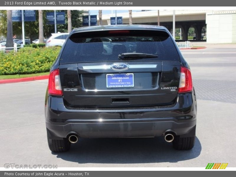 Tuxedo Black Metallic / Medium Light Stone 2013 Ford Edge Limited AWD