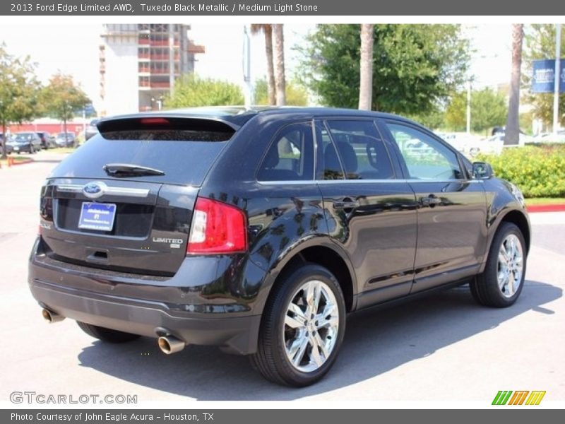 Tuxedo Black Metallic / Medium Light Stone 2013 Ford Edge Limited AWD