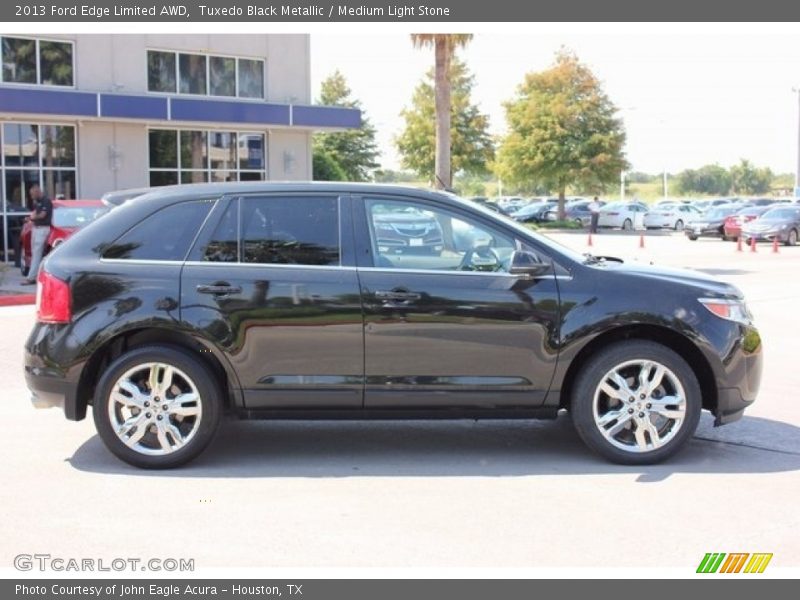 Tuxedo Black Metallic / Medium Light Stone 2013 Ford Edge Limited AWD