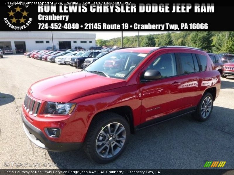 Redline 2 Coat Pearl / Dark Slate Gray 2017 Jeep Compass Sport SE 4x4