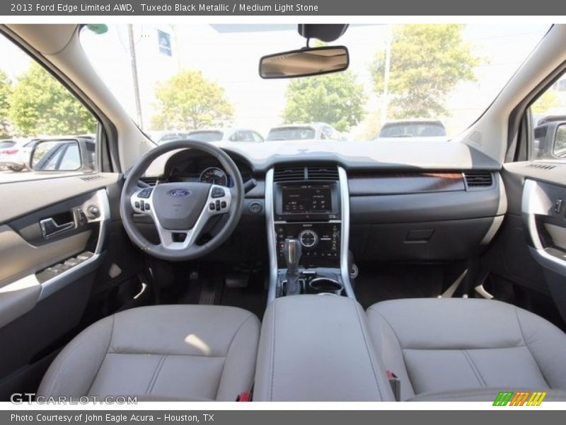 Tuxedo Black Metallic / Medium Light Stone 2013 Ford Edge Limited AWD