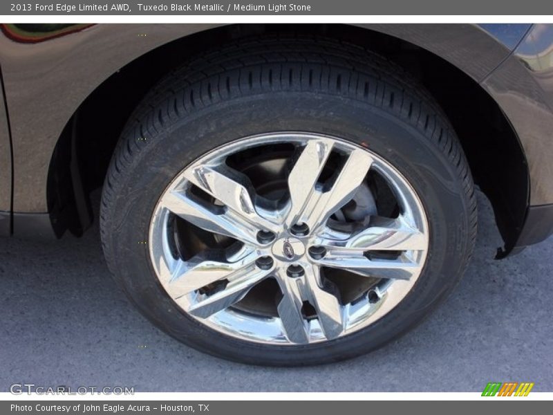 Tuxedo Black Metallic / Medium Light Stone 2013 Ford Edge Limited AWD