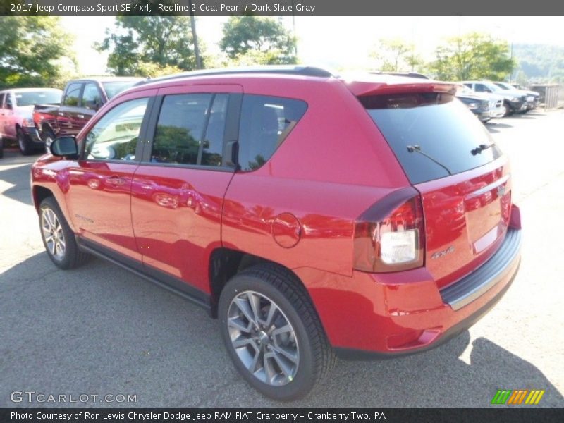 Redline 2 Coat Pearl / Dark Slate Gray 2017 Jeep Compass Sport SE 4x4