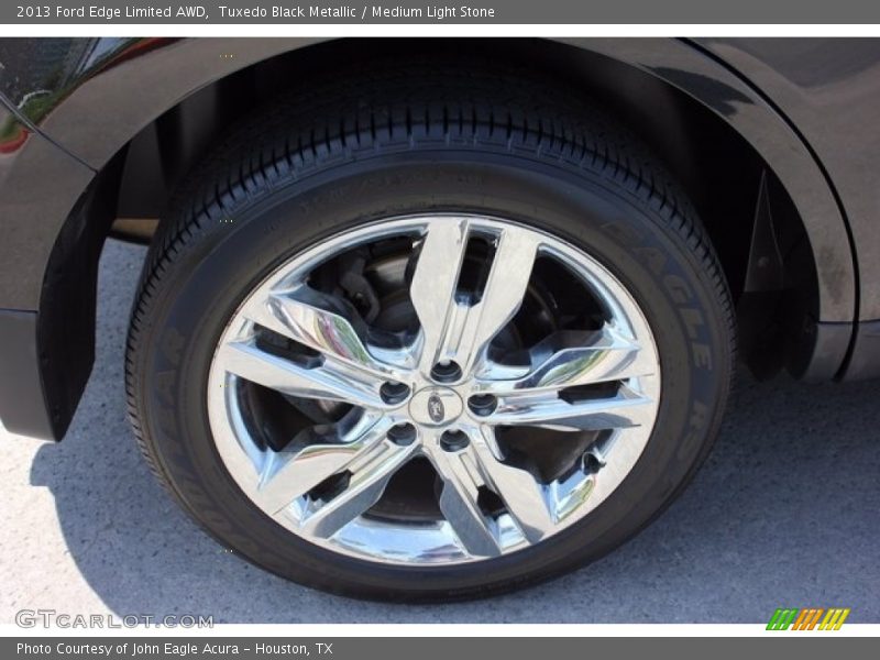 Tuxedo Black Metallic / Medium Light Stone 2013 Ford Edge Limited AWD