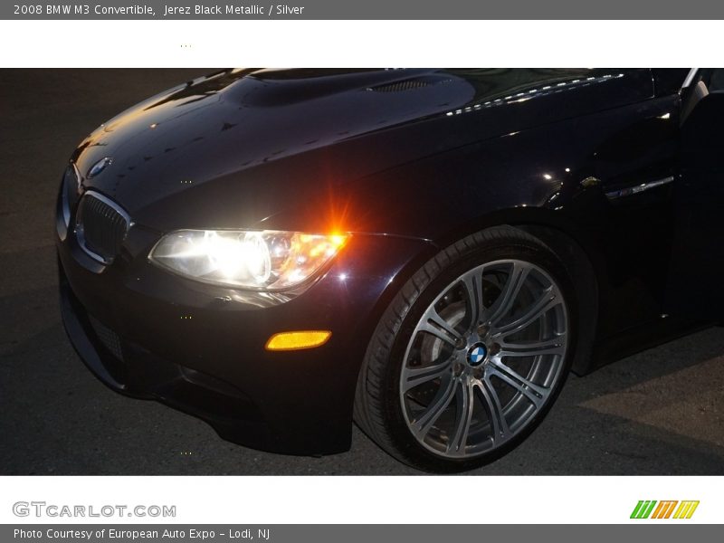 Jerez Black Metallic / Silver 2008 BMW M3 Convertible