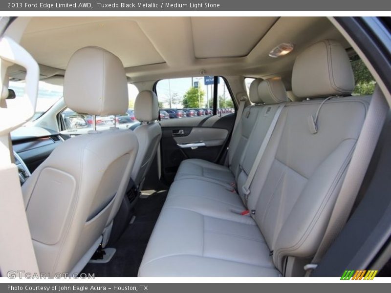 Tuxedo Black Metallic / Medium Light Stone 2013 Ford Edge Limited AWD