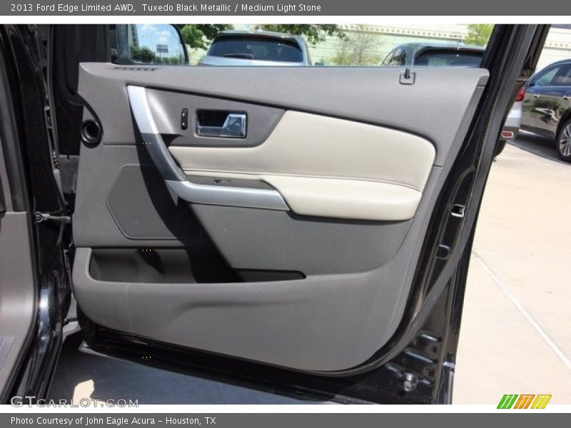 Tuxedo Black Metallic / Medium Light Stone 2013 Ford Edge Limited AWD