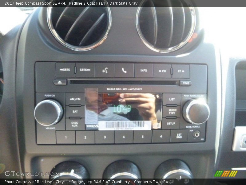 Controls of 2017 Compass Sport SE 4x4