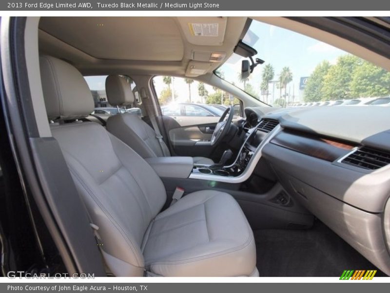 Tuxedo Black Metallic / Medium Light Stone 2013 Ford Edge Limited AWD