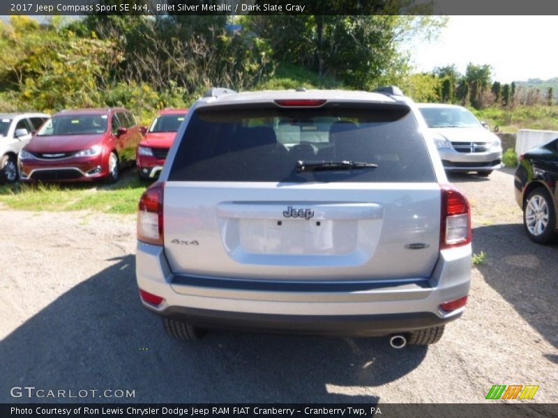 Billet Silver Metallic / Dark Slate Gray 2017 Jeep Compass Sport SE 4x4