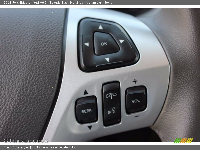 Tuxedo Black Metallic / Medium Light Stone 2013 Ford Edge Limited AWD
