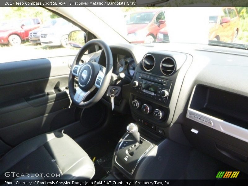Billet Silver Metallic / Dark Slate Gray 2017 Jeep Compass Sport SE 4x4
