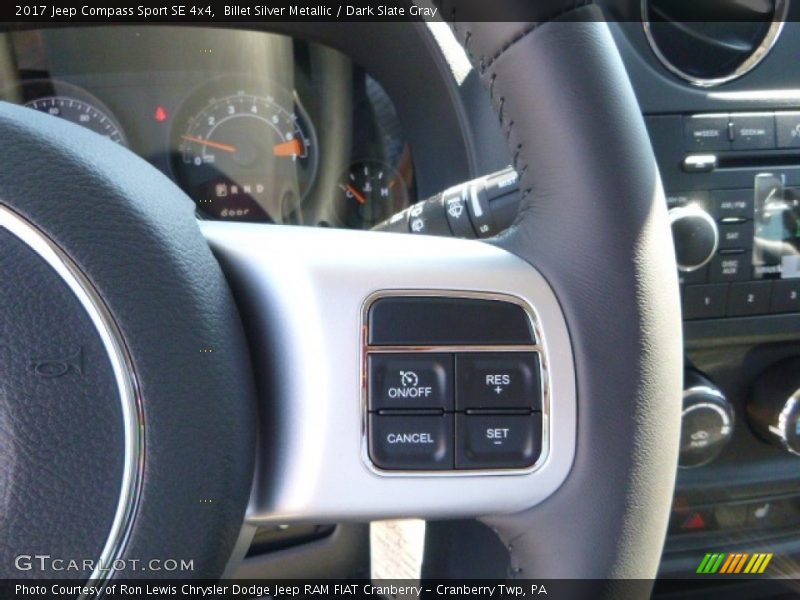 Controls of 2017 Compass Sport SE 4x4