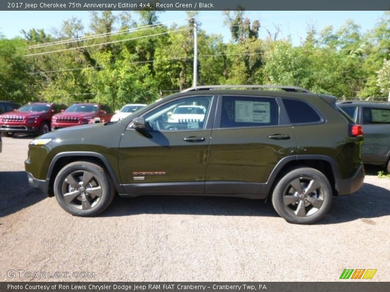  2017 Cherokee 75th Anniversary Edition 4x4 Recon Green