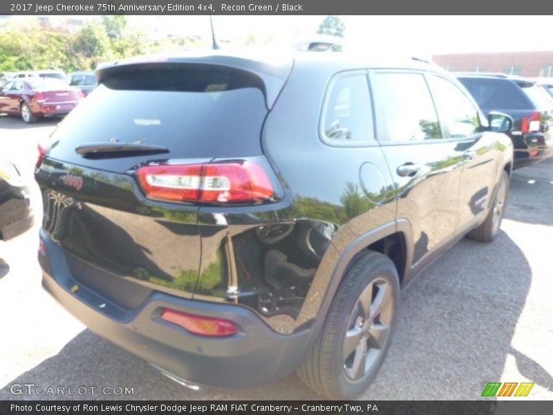 Recon Green / Black 2017 Jeep Cherokee 75th Anniversary Edition 4x4