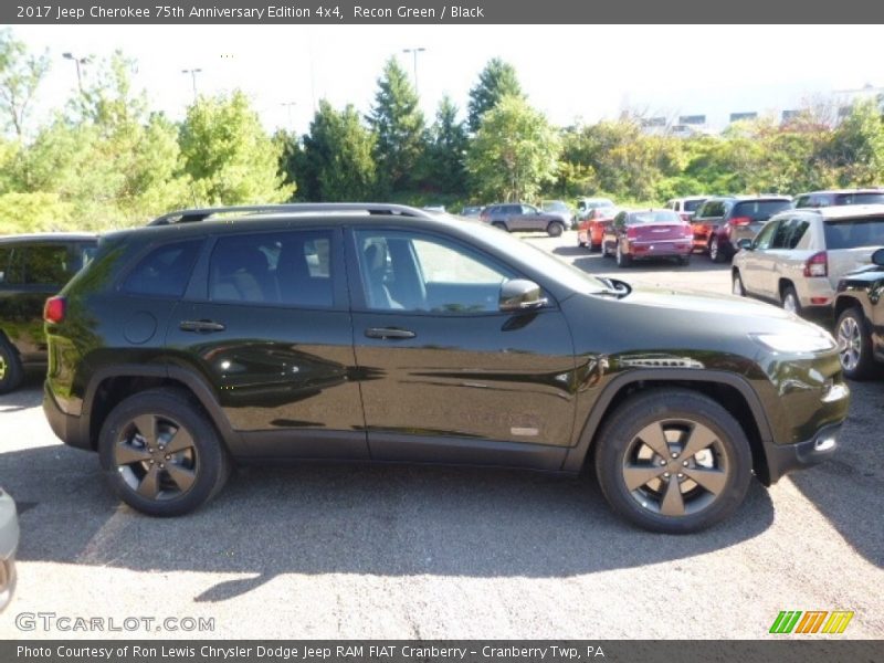Recon Green / Black 2017 Jeep Cherokee 75th Anniversary Edition 4x4