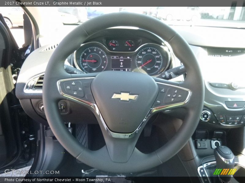 Graphite Metallic / Jet Black 2017 Chevrolet Cruze LT